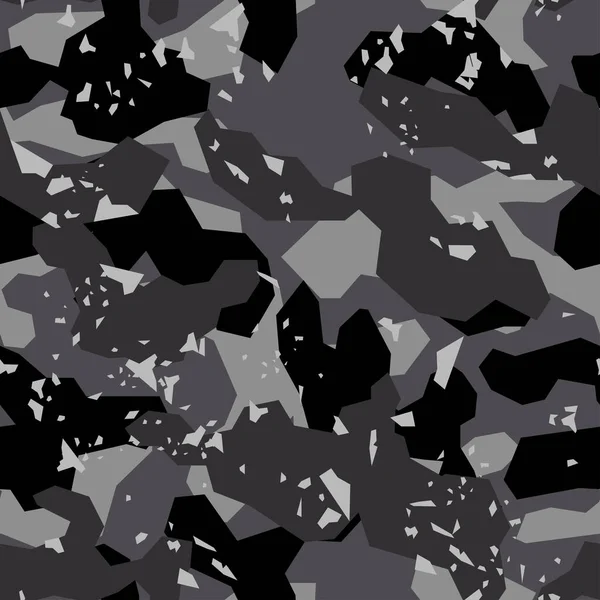 Camouflage Motif Géométrique Sans Couture Camo Militaire Abstrait Moderne Impression — Image vectorielle