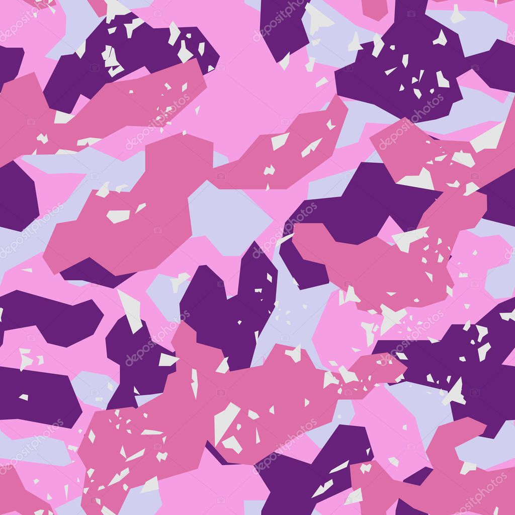 Camouflage Seamless Geometric Pattern Abstract Military Camo Modern Print On Fabric On Textiles Vector Illustration Premium Vector In Adobe Illustrator Ai Ai Format Encapsulated Postscript Eps Eps Format