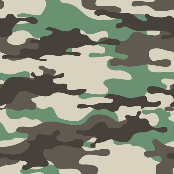 Patrón Sin Costuras Camuflaje Camuflaje Abstracto Manchas Textura Militar Estampado — Vector de stock