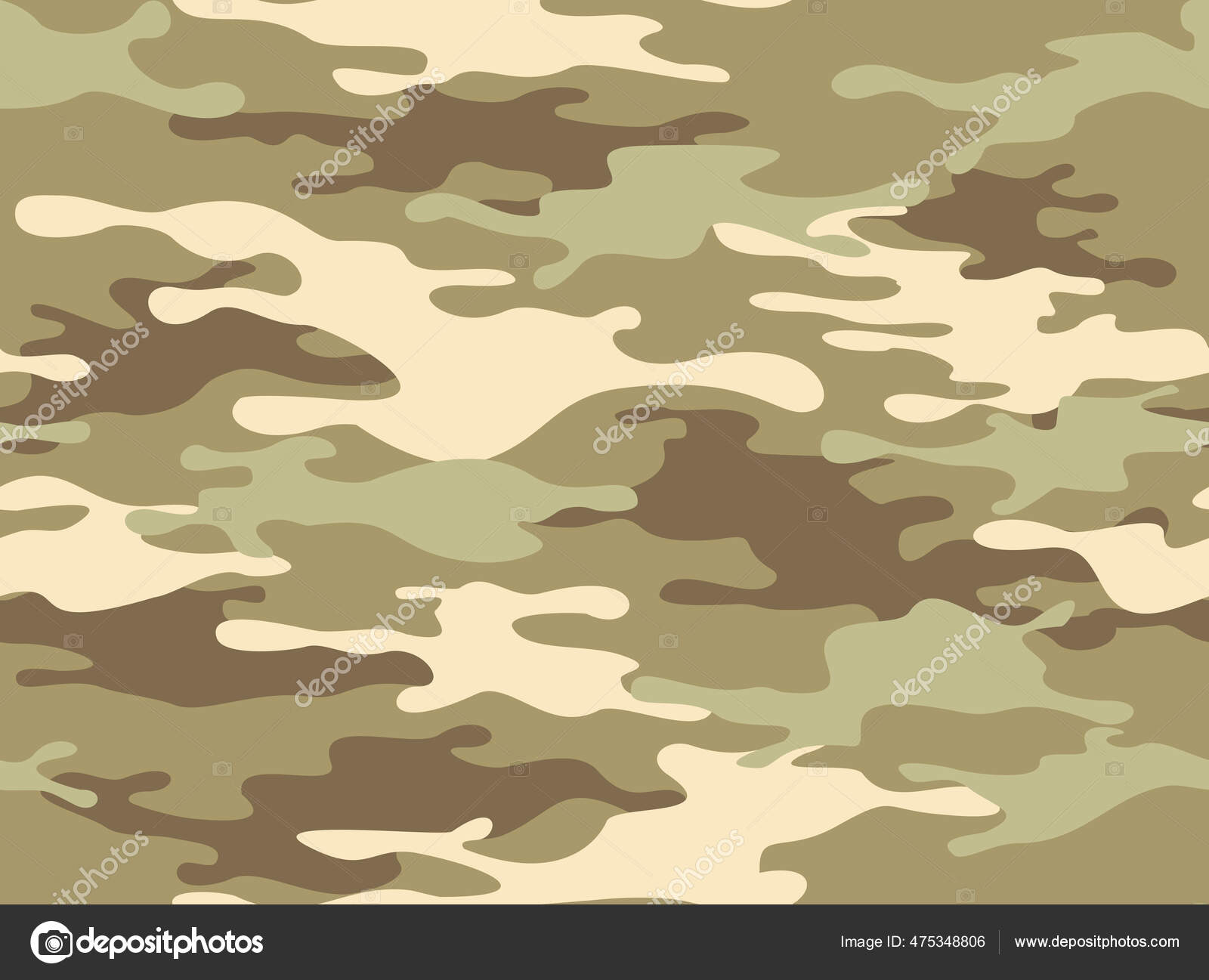 Texture military camouflage seamless pattern Vector Image