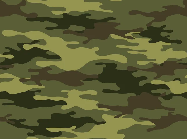 Patrón Sin Costura Camuflaje Manchas Textura Militar Camuflaje Abstracto Impresión — Archivo Imágenes Vectoriales