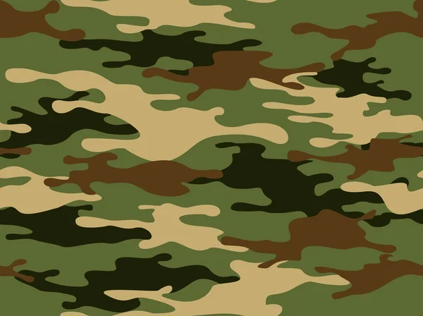 Camouflage Motif Sans Couture Partir Taches Texture Militaire Camo Abstrait — Image vectorielle