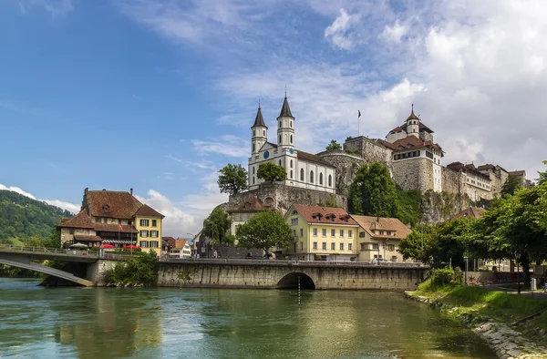 Veduta del Castello di Aarburg, Svizzera — Foto Stock