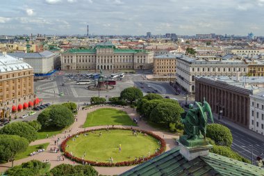 Görünüm Saint Isaac Meydanı, Saint Petersburg