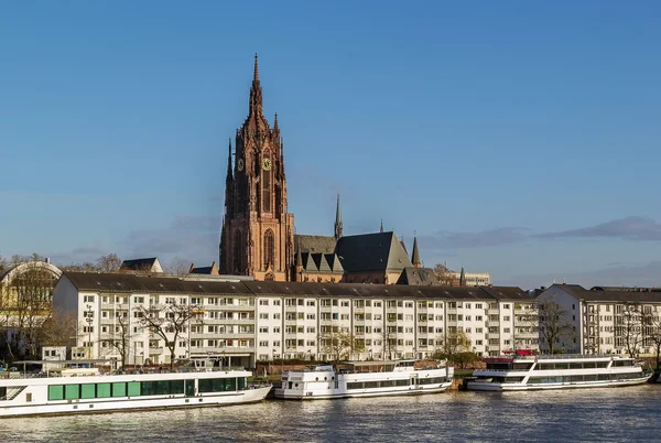 Frankfurt Cathedral, Duitsland — Stockfoto