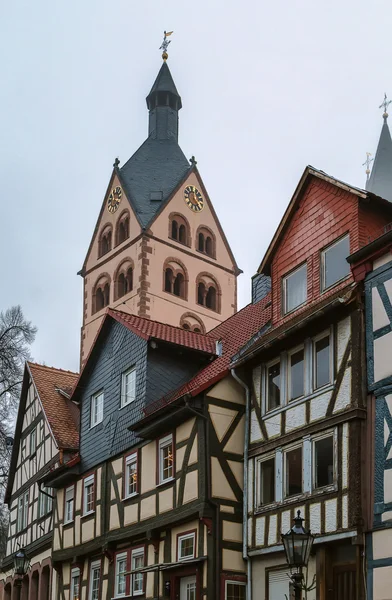 Pohled na městě Gelnhausen, Německo — Stock fotografie