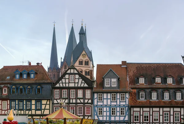 Utsikt over Gelnhausen, Tyskland – stockfoto