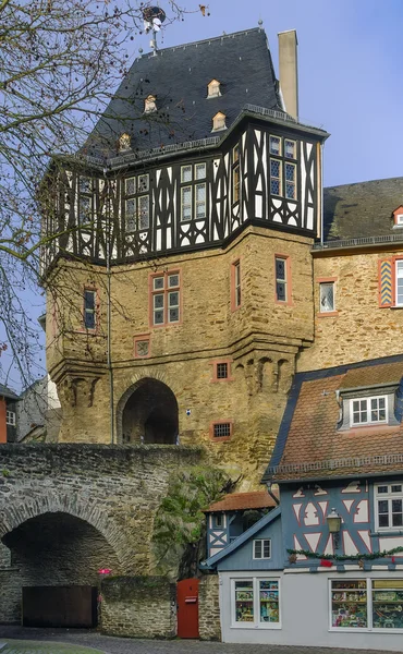 Kasteel stadspoort in Idstein, Duitsland — Stockfoto