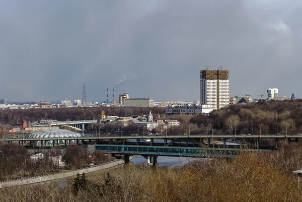 Uitzicht op Moskou, Rusland — Stockfoto