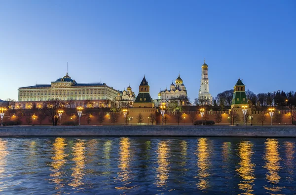 Weergave van het kremlin van Moskou, Rusland — Stockfoto