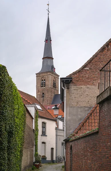 Ulice v Bruggy, Belgie — Stock fotografie