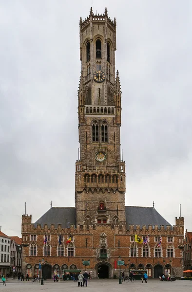 比利时布鲁日钟楼 — 图库照片