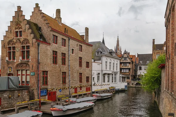 Uitzicht op het kanaal van Brugge, België — Stockfoto