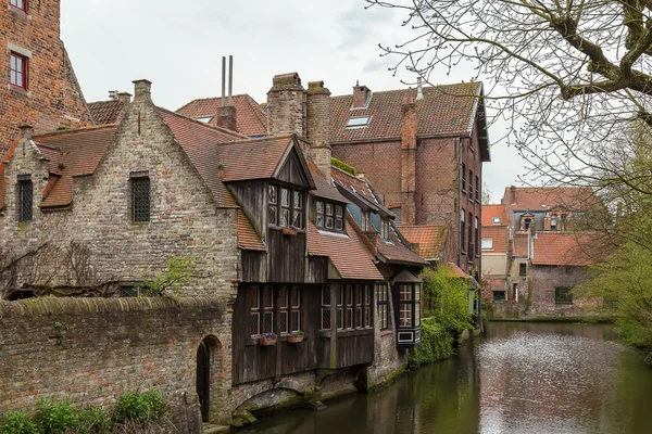 View of Bruges canal, Belgium — Stock Photo, Image