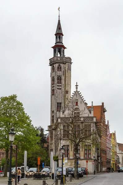 Poortersloge (Loja comercianților), Bruges, Belgia — Fotografie, imagine de stoc