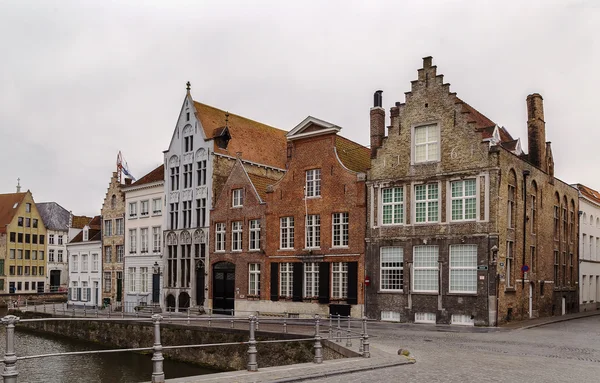 Estações de serviço em Bruges, Bélgica — Fotografia de Stock