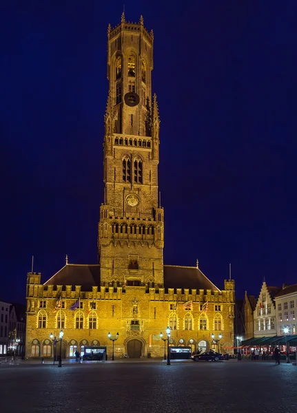 Campanile di Bruges, Belgio — Foto Stock