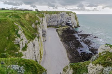 Etretat, Fransa 'daki kayalıklar