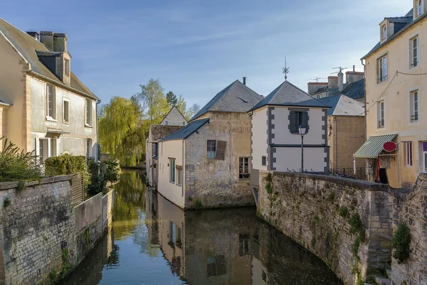 Rio Aure em Bayeux, Francia — Fotografia de Stock