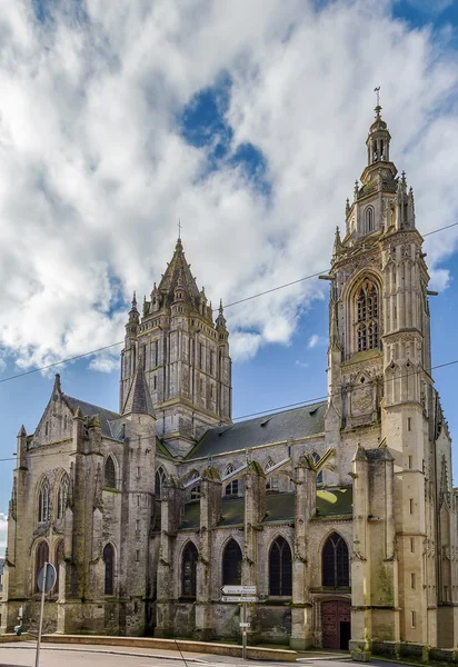St. peter church in coutances, Frankreich — Stockfoto