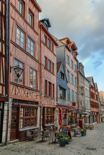 Straat in Rouen, Frankrijk — Stockfoto