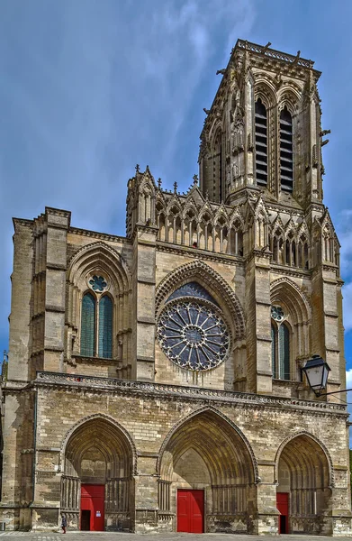 Soissons Cathedral, Franciaország — Stock Fotó