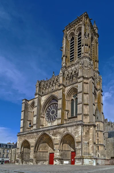 Soissons Cathedral, Franciaország — Stock Fotó