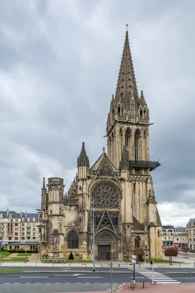 Sint Pieterskerk Een Rooms Katholieke Kerk Het Centrum Van Caen — Stockfoto