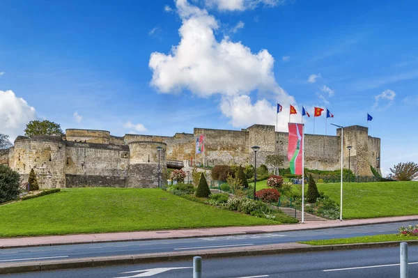 Chateau Caen Замок Нормандском Городе Кан Департаменте Кальвадос Нормандия Франция — стоковое фото