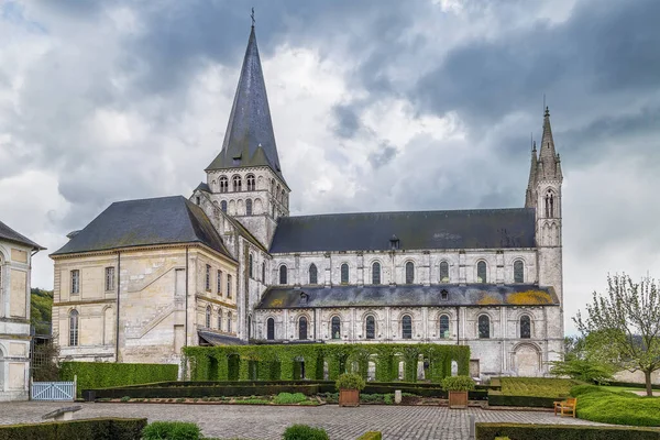 圣乔治 博斯维尔修道院 Saint Georges Boscherville Abbey 是一座位于法国塞纳河畔的前本笃会修道院 — 图库照片