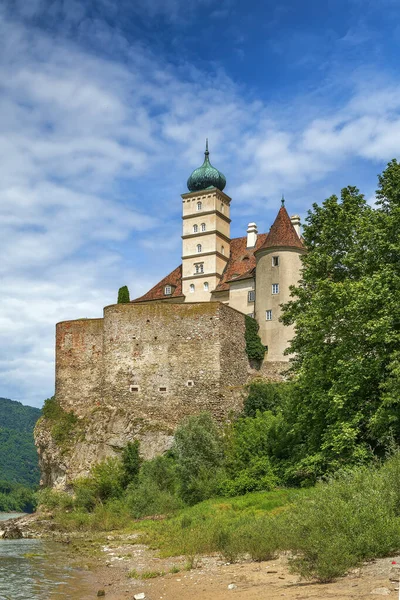 Schloss Schonbuhel Zamek Dolnej Austrii Prawym Brzegu Dunaju Początki Zamku — Zdjęcie stockowe