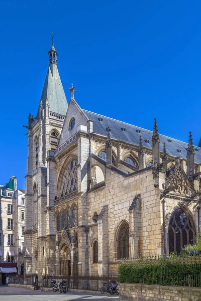 Igreja Saint Severin Uma Igreja Católica Romana Quartier Latin Paris — Fotografia de Stock