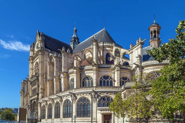 Igreja Eustache Paris França Foi Construída Entre 1532 1632 — Fotografia de Stock