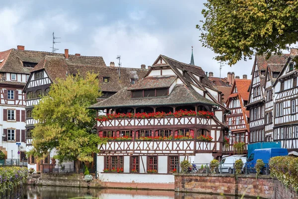 Fransa Nın Petite Bölgesinde Maison Des Tanneurs Bronzlaşma Evi Strasbourg — Stok fotoğraf