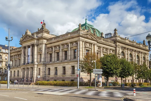 Biblioteca Nacional Universitaria Una Biblioteca Pública Estrasburgo Francia — Foto de Stock