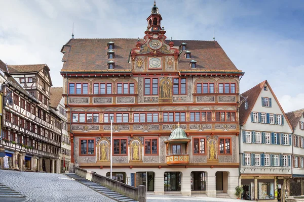 Ayuntamiento Tubingen Rathaus Plaza Del Mercado Alemania — Foto de Stock