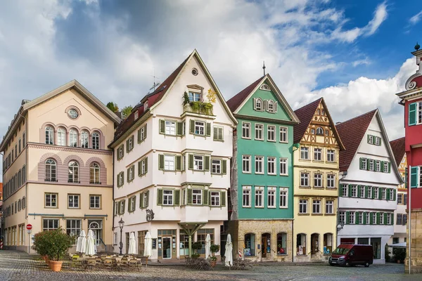 Casas Históricas Plaza Esslingen Neckar Alemania — Foto de Stock
