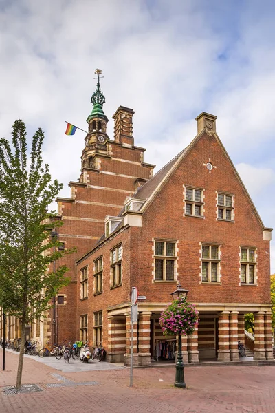 Stadhuis Radnice Budova Století Leidenu Nizozemsko — Stock fotografie