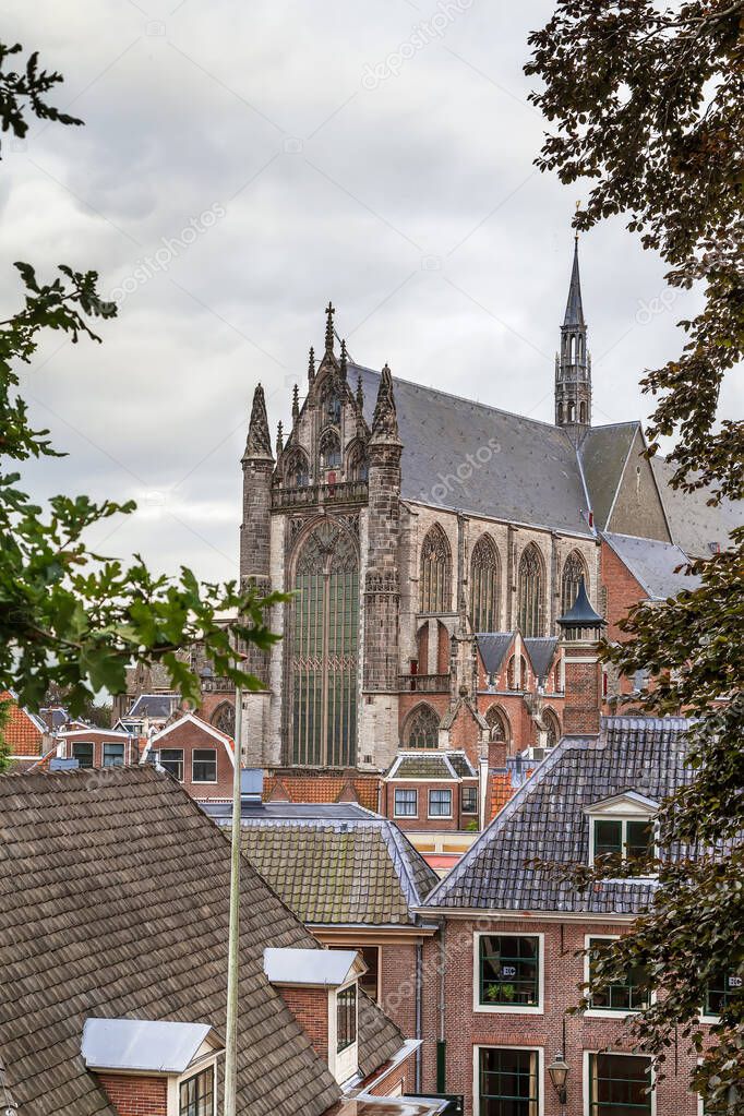 Hooglandse Kerk is a Gothic church in Leiden dating from the fifteenth century. The brick church is dedicated to St. Pancras. 
