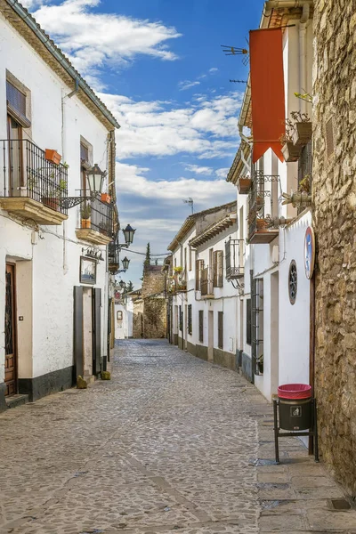 Smal Gata Historiska Centrum Baeza Spanien — Stockfoto