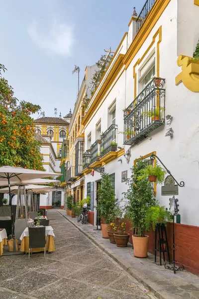 Straße Der Altstadt Von Sevilla Andalusien Spanien — Stockfoto