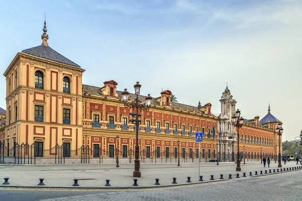 Палац Сан Тельмо Англ Palace San Telmo Історична Споруда Севільї — стокове фото