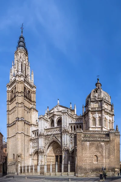 Собор Святой Марии Толедской Католический Собор Толедо Испания — стоковое фото