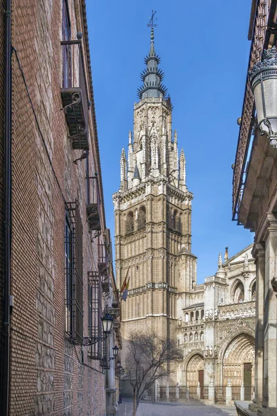 Cattedrale Santa Maria Toledo Una Cattedrale Cattolica Toledo Spagna — Foto Stock
