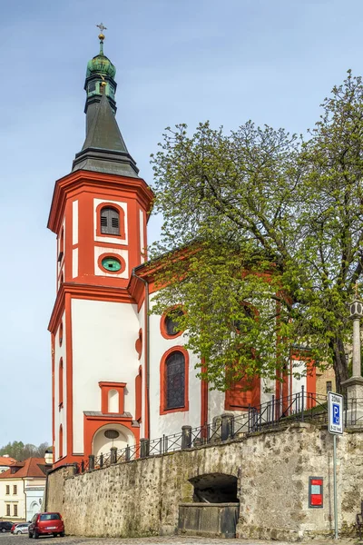 Römisch Katholische Pfarrkirche Loket Tschechische Republik — Stockfoto