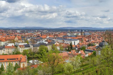 Michaelsberg Abbey, Almanya Bamberg tarihi merkezinin görünümü