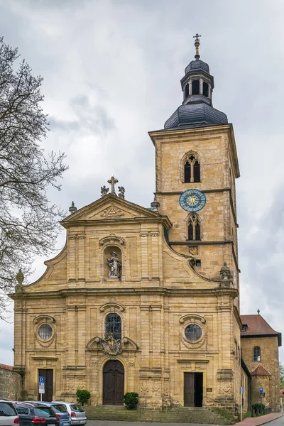 Façade Baroque Église Saint Jacob Bamberg Allemagne — Photo