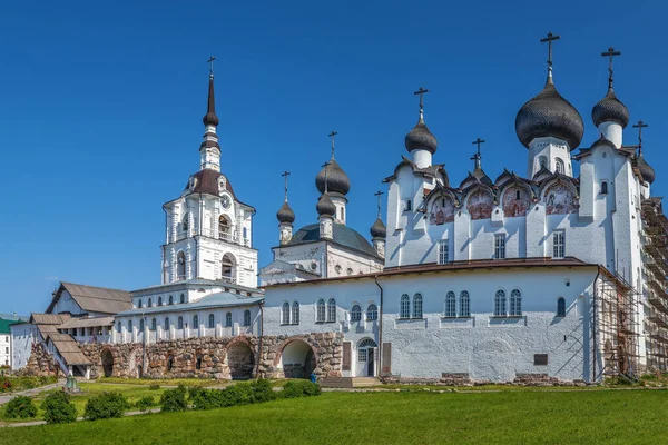Monastero Solovetsky Monastero Fortificato Situato Sulle Isole Solovetsky Nel Mar — Foto Stock