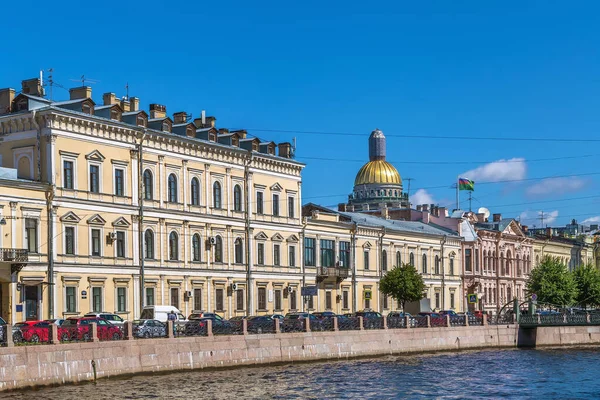 ロシア サンクトペテルブルクのモイカ川の堤防 — ストック写真