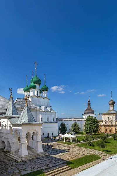 Main Courtyard Rostov Kremlin Russia — Stock Photo, Image